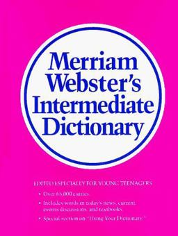 Merriam-Webster's Intermediate Dictionary 1st 9780877794790 Front Cover