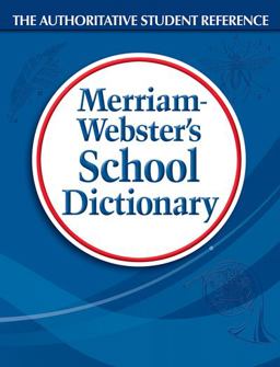 Merriam-Webster's School Dictionary  9780877795803 Front Cover