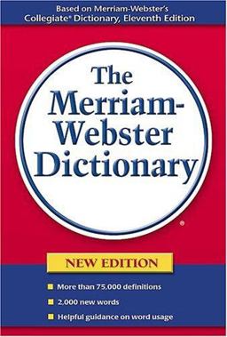 Merriam-Webster Dictionary  9780877796367 Front Cover