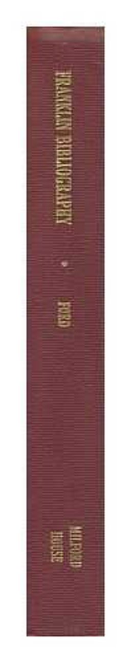 Franklin Bibliography