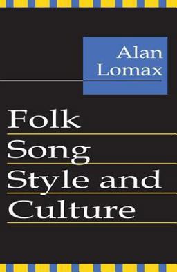 Folk Song Style and Culture  9780878556403 Front Cover