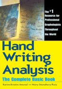 Handwriting Analysis The Complete Basic Book  9780878770502 Front Cover