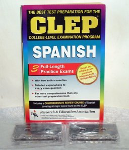 CLEP Spanish Language College Level Examination Program  9780878912216 Front Cover