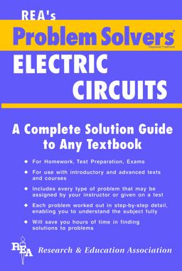 Electric Circuits Problem Solver  9780878915170 Front Cover