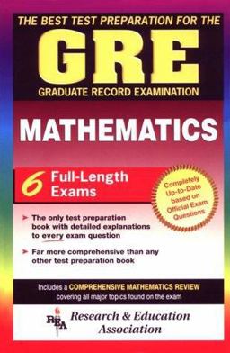 GRE Mathematics The Graduate Record Examination  9780878916375 Front Cover