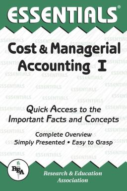 Cost and Managerial Accounting I Essentials