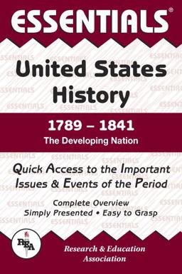United States History, 1789-1841