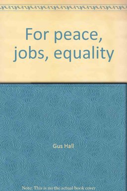 For Peace, Jobs, Equality