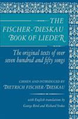 Fischer-Dieskau Book of Lieder  9780879100049 Front Cover