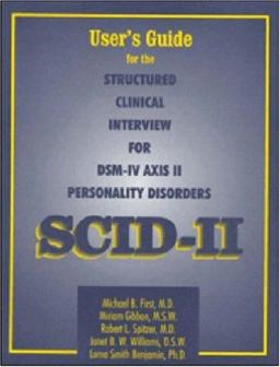 Structured Clinical Interview for DSM-IVï¿½ Axis II Personality Disorders SCID-II  9780880488105 Front Cover