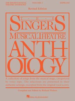 Singer's Musical Theatre Anthology Volume 1 Soprano Book Only  9780881885460 Front Cover