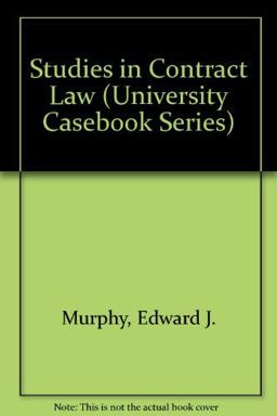 Studies in Contract Law Studies in Contract Law