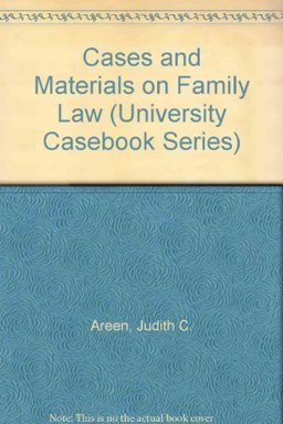 Family Law : Cases and Materials 3rd 1992 9780882779829 Front Cover