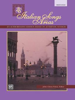 26 Italian Songs and Arias Medium High Voice  9780882844893 Front Cover