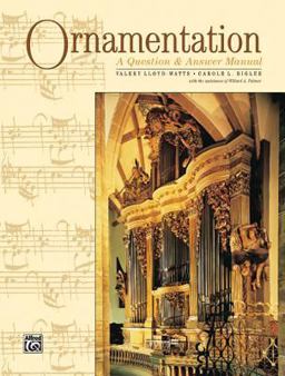Ornamentation A Question and Answer Manual  9780882845494 Front Cover