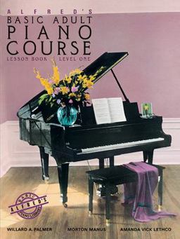 Alfred's Basic Adult Piano Course Lesson Book, Bk 1  9780882846163 Front Cover