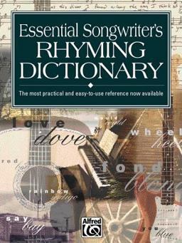 Essential Songwriter's Rhyming Dictionary Pocket Size Book  9780882847290 Front Cover