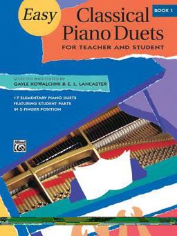 Easy Classical Piano Duets for Teacher and Student  9780882849355 Front Cover