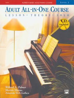 Alfred's Basic Adult All-In-One Course, Bk 2 Lesson * Theory * Solo, Book and CD  9780882849942 Front Cover