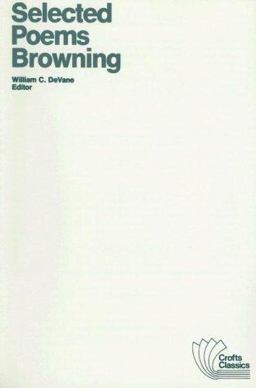 Selected Poems of Robert Browning