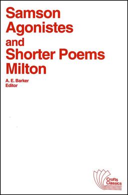 Samson Agonistes and Shorter Poems  9780882950587 Front Cover
