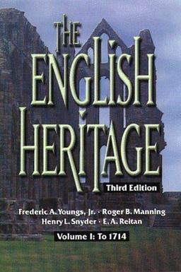 English Heritage to 1714 3rd 9780882959801 Front Cover