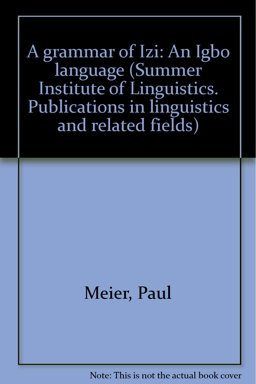 A Grammar of Izi A Grammar of Izi