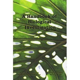 Handbook of Biological Investigation 6th 9780887252662 Front Cover
