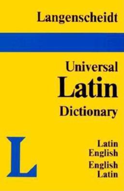 Langenscheidt Universal Dictionary Latin/English-English/Latin  9780887291739 Front Cover