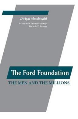 Ford Foundation  9780887387487 Front Cover