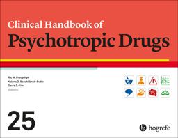 Clinical Handbook of Psychotropic Drugs 25th 9780889376328 Front Cover