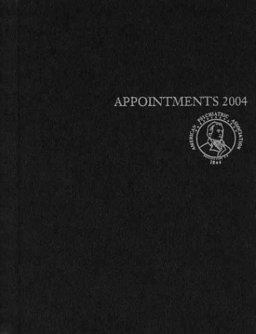 Apa Appointment Book 2004