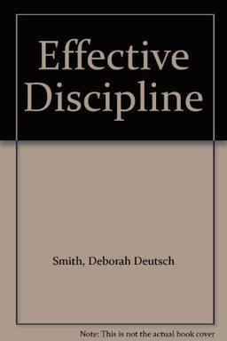 Effective Discipline