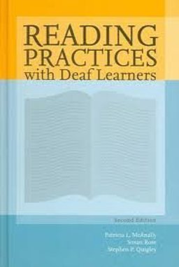 Reading Practices with Deaf Learners  9780890798133 Front Cover