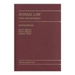 Animal Law 2nd 9780890890592 Front Cover