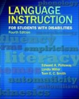 Language Instruction for Students with Disabilities 4th 9780891083511 Front Cover