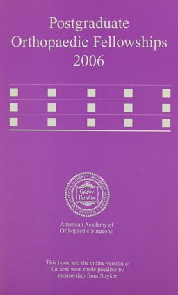 Postgraduate Orthopaedic Fellowships 2006
