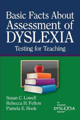 BASIC FACTS ABOUT ASSESS.OF DYSLEXIA  9780892140688 Front Cover