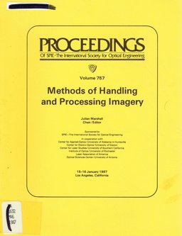 Methods of Handling and Processing Imagery