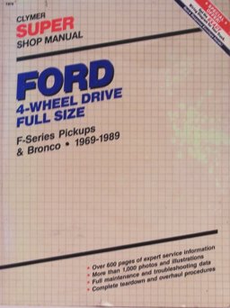 Ford 4-Wheel Drive Full Size Super Shop Manual