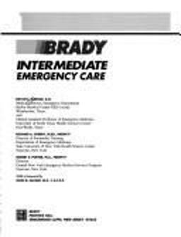 Intermediate Emergency Care