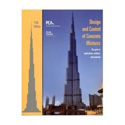 Design and Control of Concrete Mixtures 15th 9780893122720 Front Cover