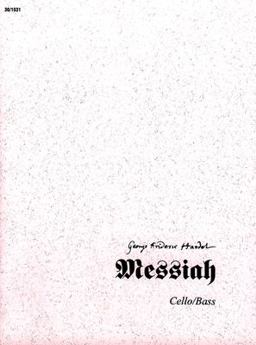 Messiah Cello - Bass Part