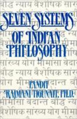 Seven Systems of Indian Philosophy  9780893890766 Front Cover