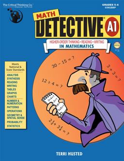 Math Detective A1 Higher-Order Thinking Reading Writing in Mathematics  9780894558030 Front Cover