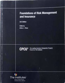Foundations of Risk Management and Insurance
