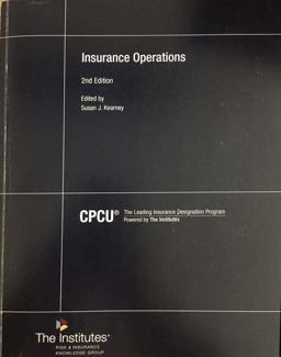 Insurance Operations 2nd 9780894637070 Front Cover