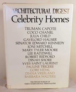 Architectural Digest, Celebrity Homes 1977 9780895350015 Front Cover