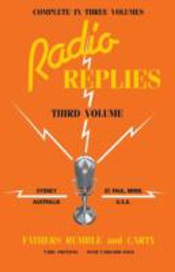 Radio Replies  9780895550910 Front Cover