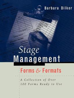 Stage Management Forms and Formats  9780896762282 Front Cover
